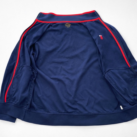 Polo Ralph Lauren Performance Full Zip 100% Cotton Front Track Jacket Size XL - Picture 3 of 6